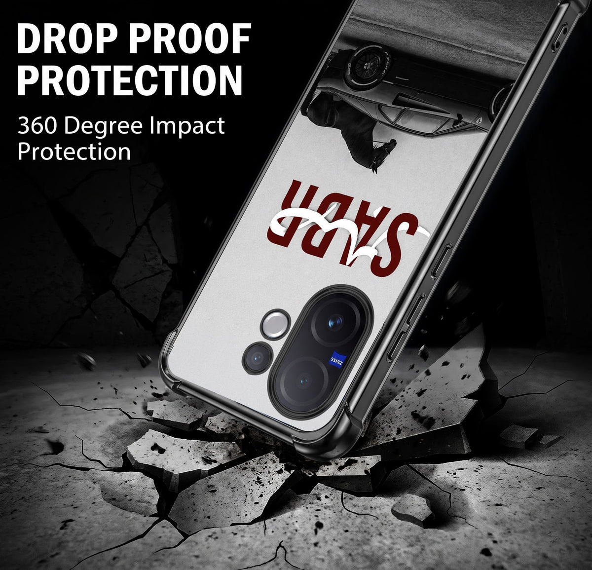 Vivo V60 5G SABR Airbags Printed Back Case