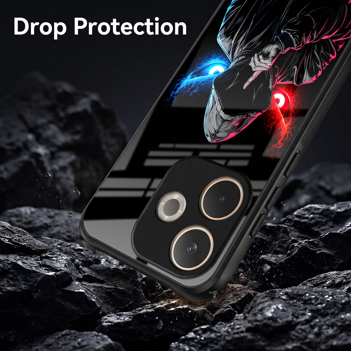 Oppo A5 Pro 5G Hooded Shadow Demon Acrylic Glass Back Case