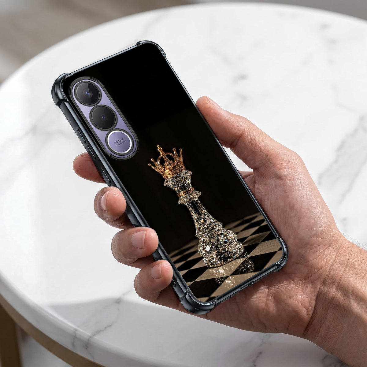 Vivo V70 FE 5G Chess King Airbags Printed Back Case