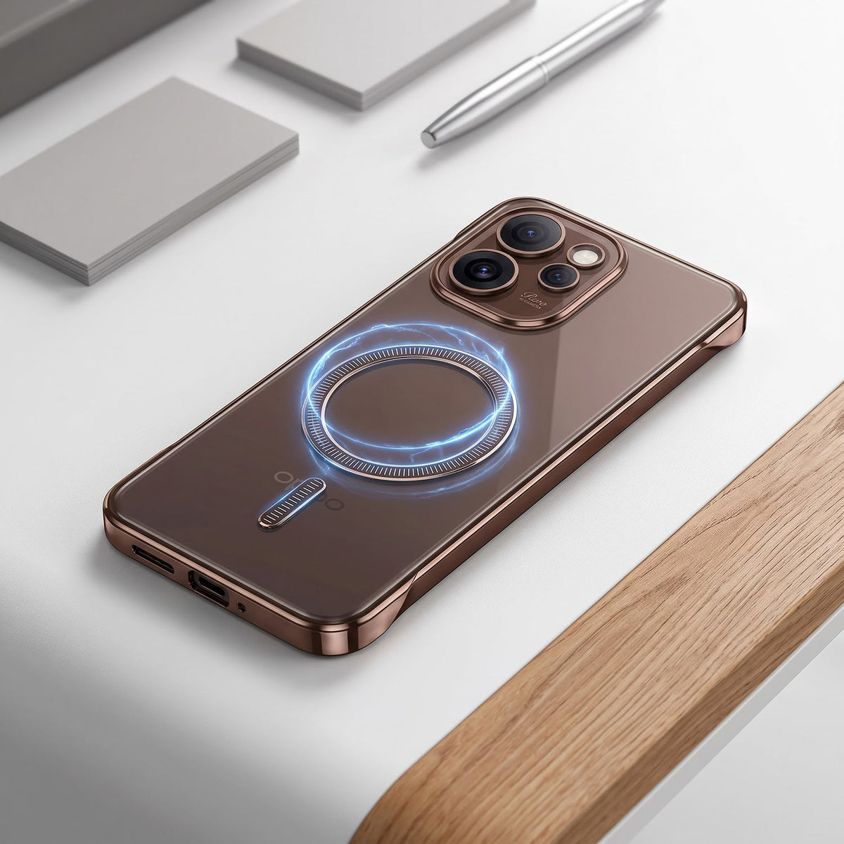 Oppo Reno 15 Pro 5G Frameless MagSafe Shockproof Case