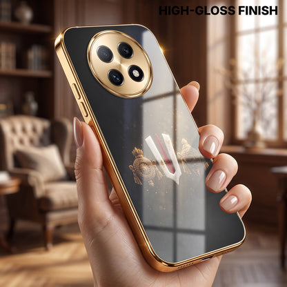 Oppo F29 Pro 5G Royal Heritage Edition Gold Electroplated Glass Phone Back Case