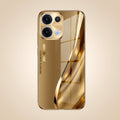 Oppo Reno 13 5G Luxury Infinity Energy Gold Electroplated Glass Phone Case