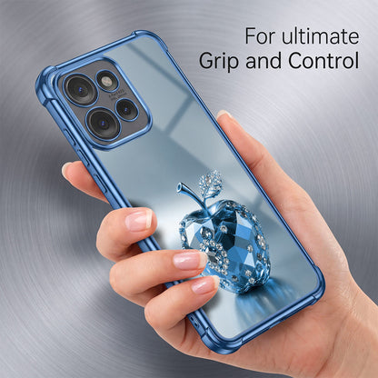 Motorola Edge 50 5G Blue Apple Airbags Printed Back Case