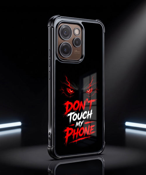 Oppo Reno 15 Pro Mini 5G Don't Touch My Phone Airbags Printed Back Case