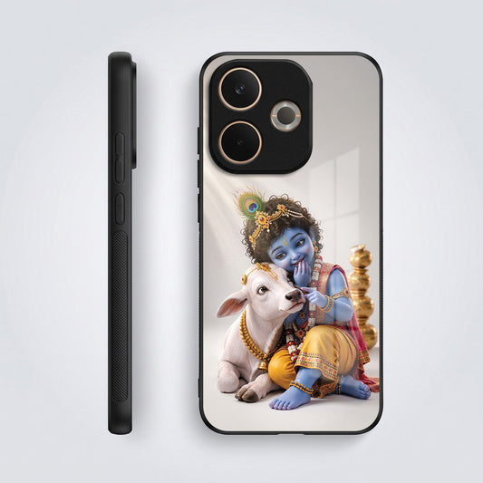 Oppo A5 Pro 5G Bal Krishna Blessings Acrylic Glass Back Case