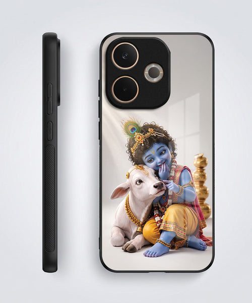 Oppo A5 Pro 5G Bal Krishna Blessings Acrylic Glass Back Case