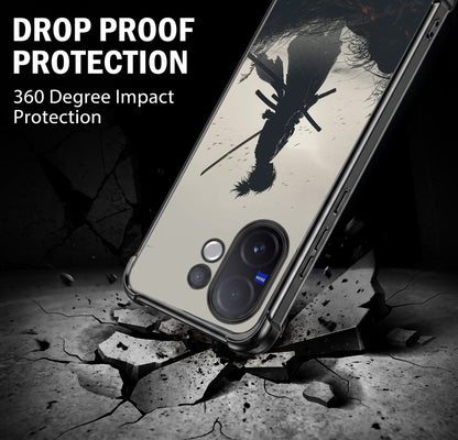 Vivo V60 5G Shadow Samurai Airbags Printed Back Case