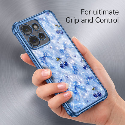Motorola Edge 50 Neo 5G Blue Cherry Airbags Printed Back Case