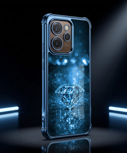 Oppo Reno 15 Pro Mini 5G Blue Diamond Airbags Printed Back Case
