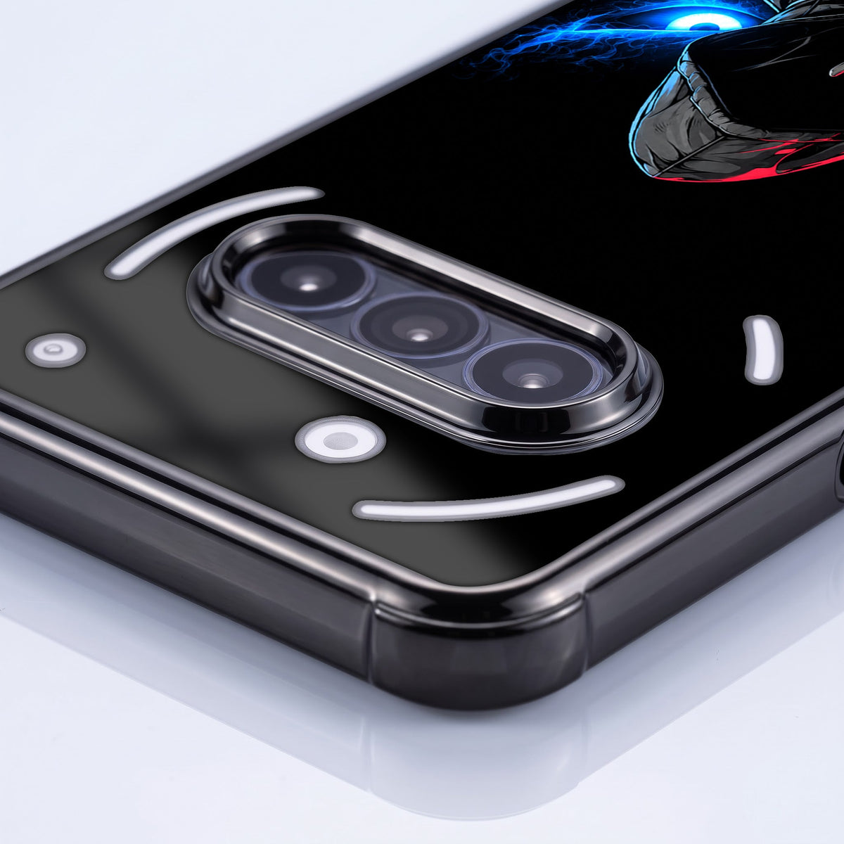 Nothing Phone 3a 5G Hooded Shadow Demon Airbags Printed Back Case