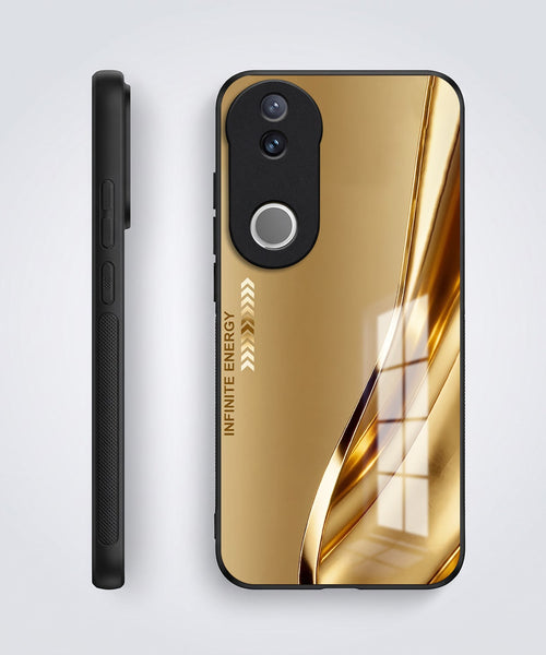 Vivo V50 5G Luxury Infinity Energy Acrylic Glass Back Case