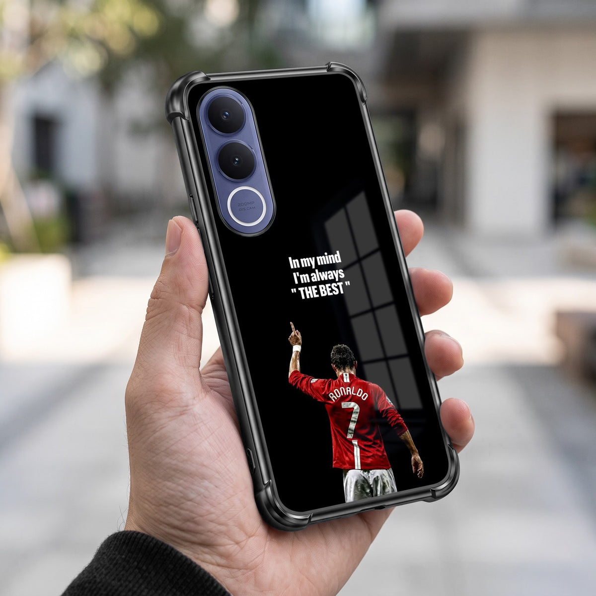 Vivo V70 FE 5G Ronaldo 7 Airbags Printed Back Case