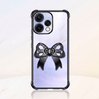 Oppo Reno 15 5G Stylish Bow Knot Transparent Shockproof Airbag Phone Case