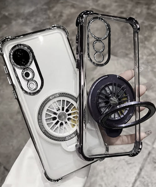 Vivo V40 Pro 5G Premium Stress Buster Wheel Rotating Shockproof Airbags Case
