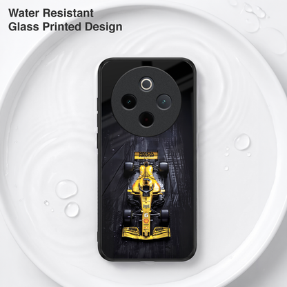 Vivo T4 5G F1 Racing Car Acrylic Glass Back Case