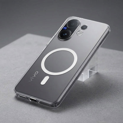 Vivo V60 5G Clear Anti-Yellow MagSafe Protective Case