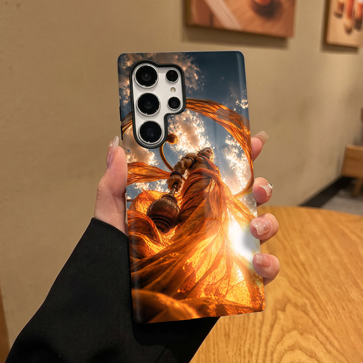Samsung Galaxy S25 Ultra 5G Divine Hanuman Protective Case