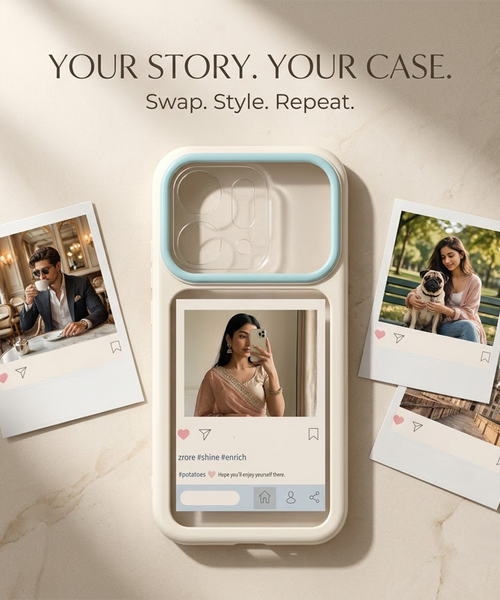 Oppo Reno 14 5G DIY Photo Frame Shockproof TPU Back Case