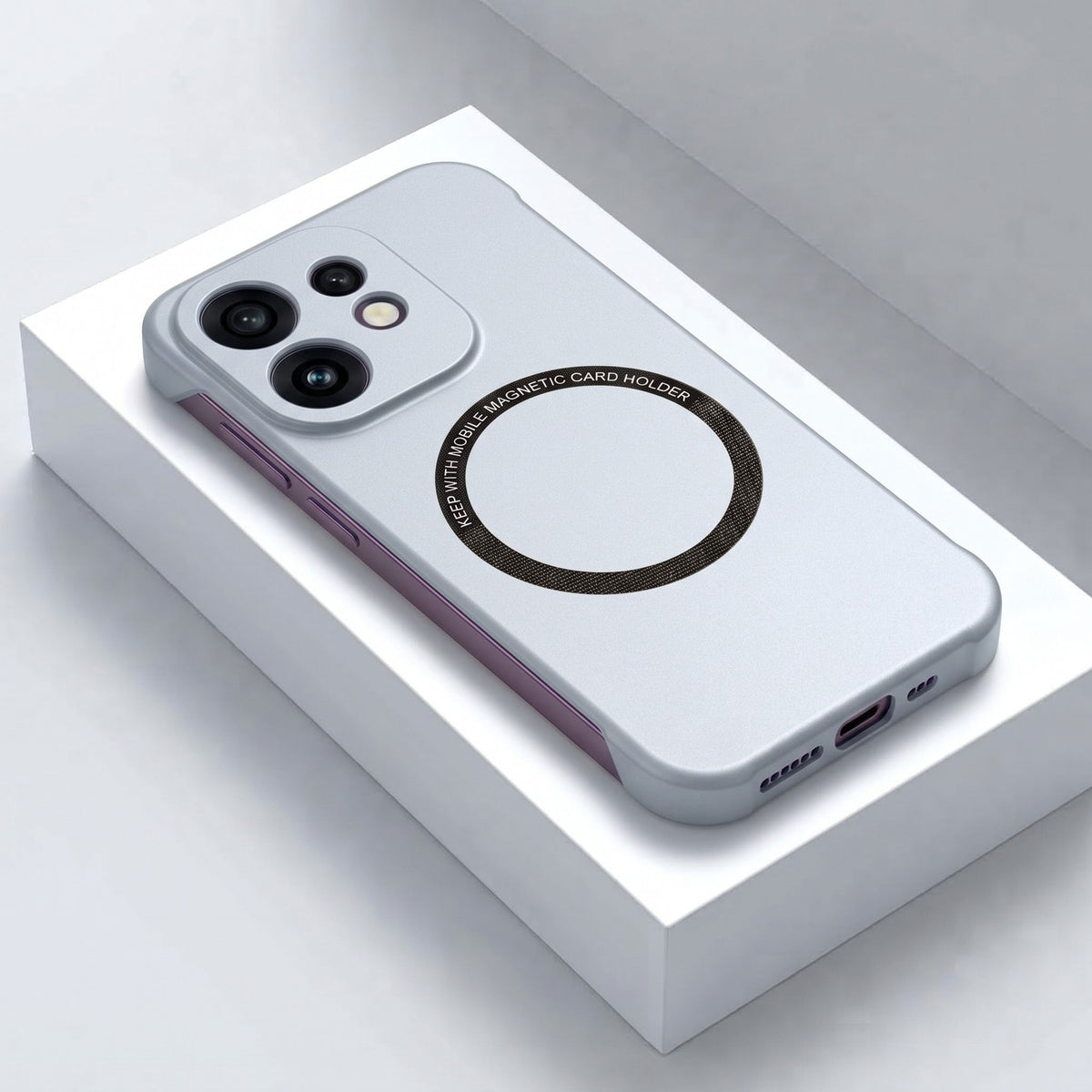 Oppo Reno 16 5G Frameless Magnetic Wireless Charging Case — Ultra-Slim Clear MagSafe Compatible Cover