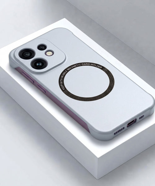 Oppo Reno 16 5G Frameless Magnetic Wireless Charging Case — Ultra-Slim Clear MagSafe Compatible Cover