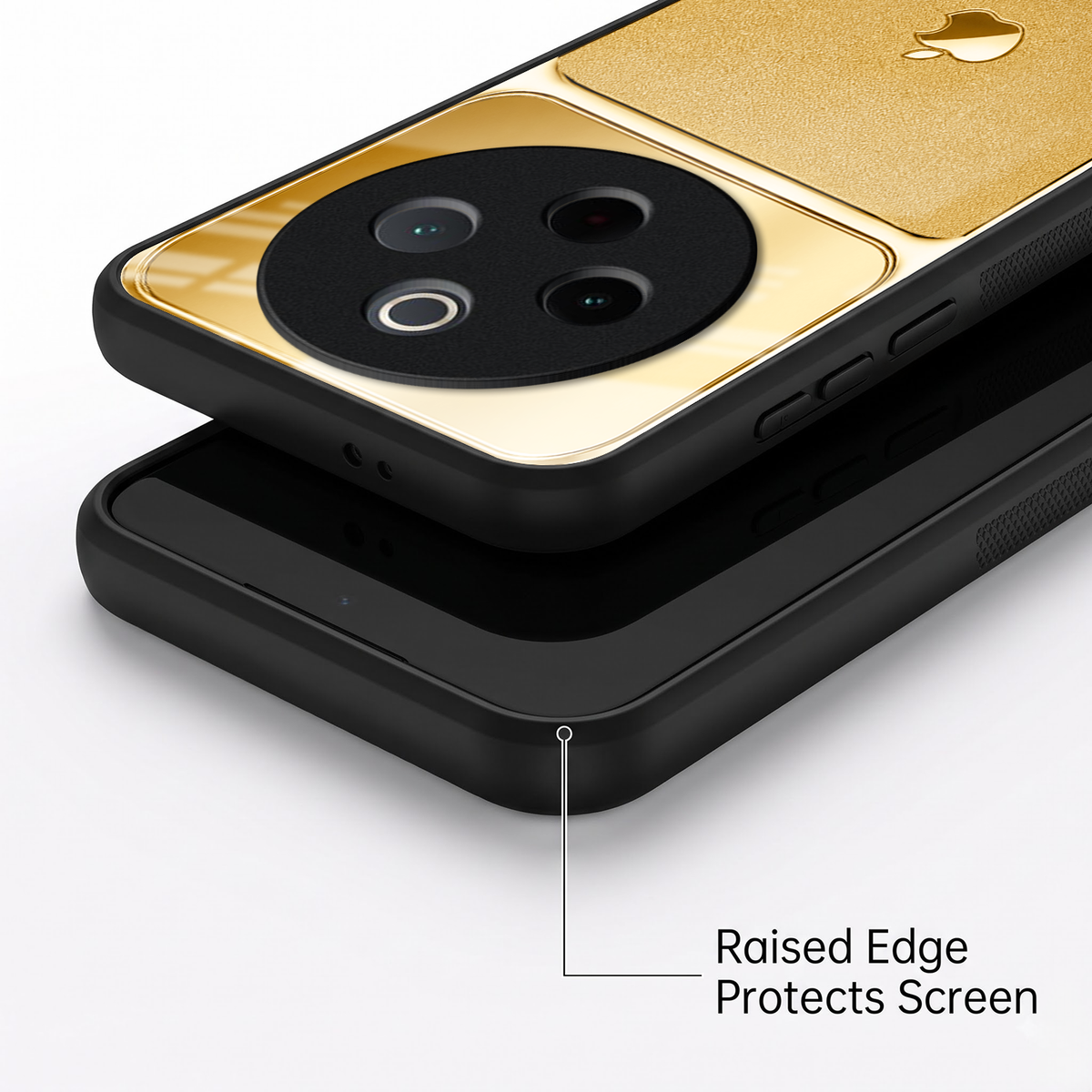 Vivo T4 5G Royal Touch Apple Acrylic Glass Back Case