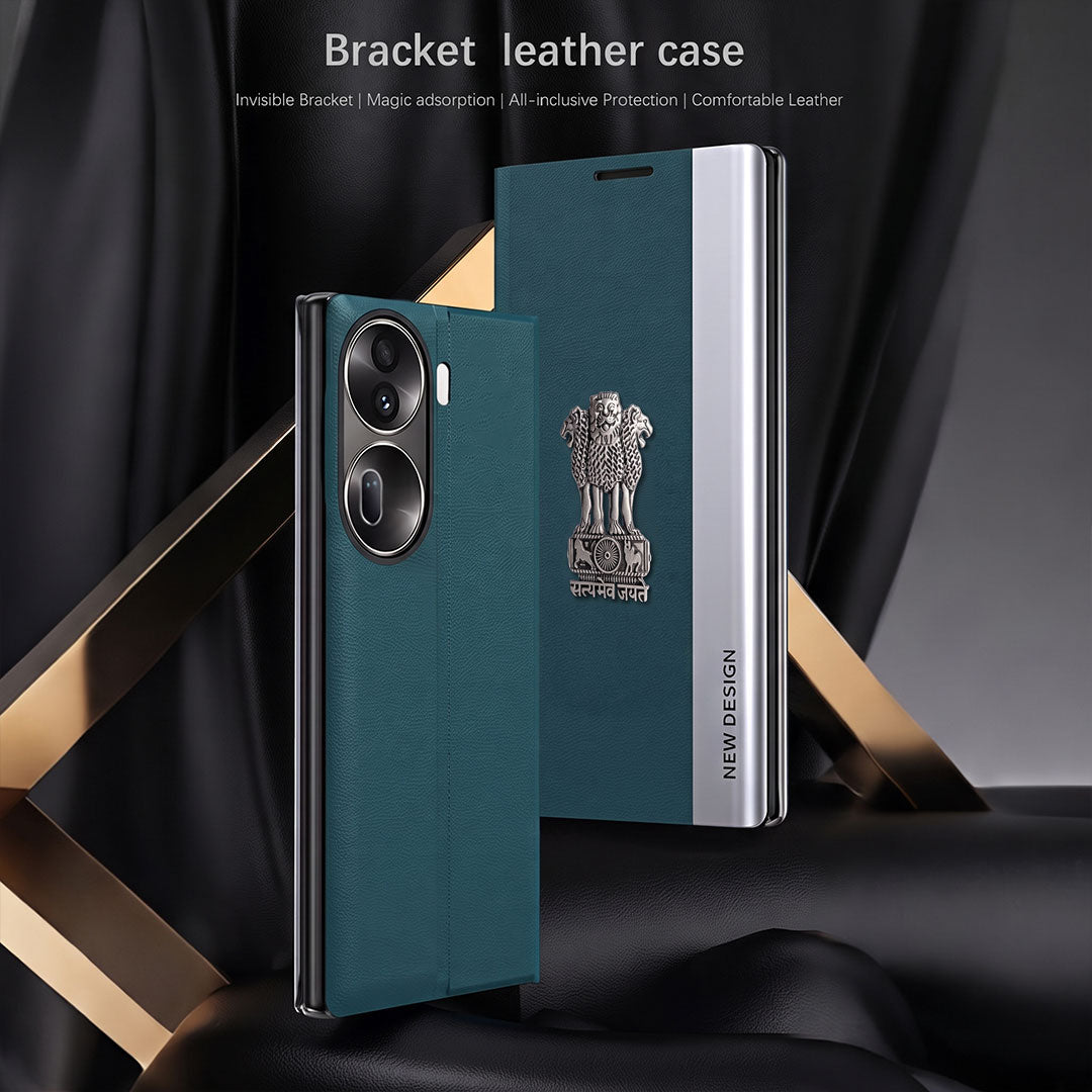 Oppo Reno 11 Pro 5G Satyamev Jayate Flip Leather Case