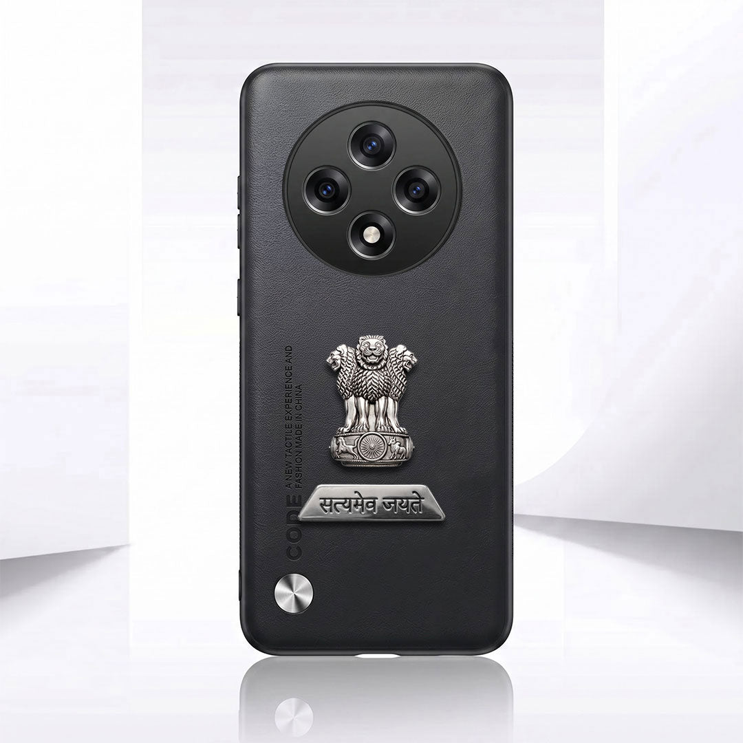 Oppo F27 Pro+ 5G Satyamev Jayate 2-in-1 Emblem Vegan Leather Back Case