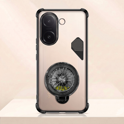 Vivo V60e 5G Stress Buster Wheel Shockproof Airbag Heat-Dissipation Case