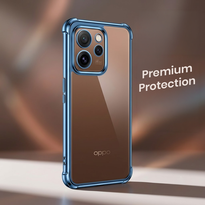 Oppo Reno 15 Pro 5G Anti-Yellow Electroplating Transparent Airbags Case