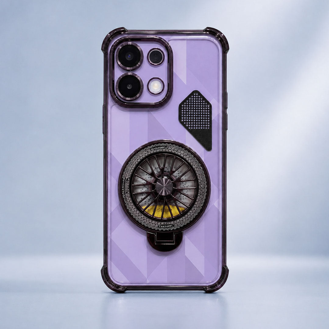 Oppo K13 5G Stress Buster Wheel Shockproof Airbag Heat-Dissipation Case