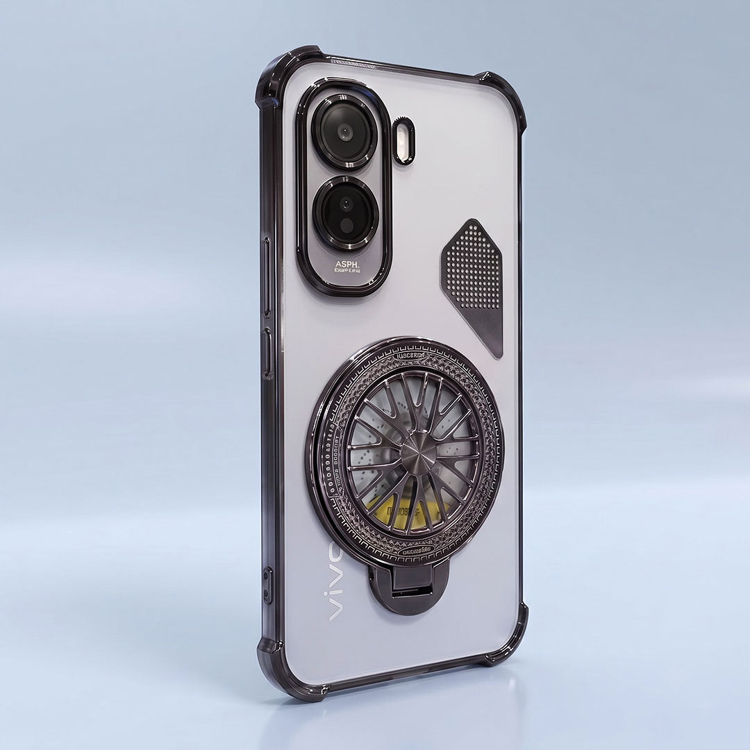 Vivo T5 Pro 5G Stress Buster Wheel Shockproof Airbag Heat-Dissipation Case