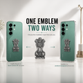 Tecno Camon 50 5G Compatible Satyamev Jayate 3D Metal Emblem Sticker