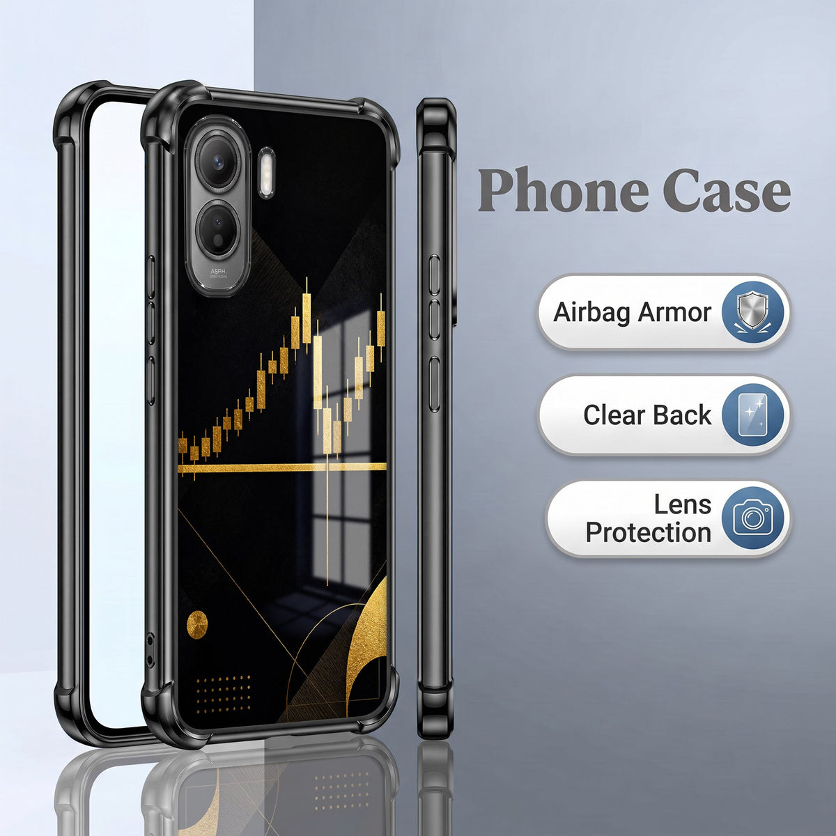 Vivo T5 Pro 5G Trading Candles Airbags Printed Back Case