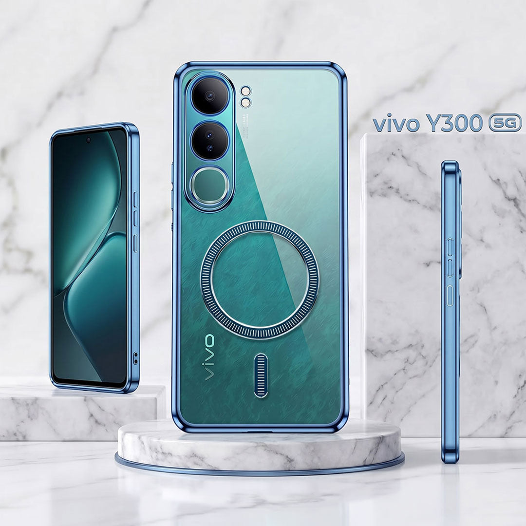 Vivo Y300 5G Electroplated Magnetic Magsafe Case