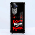 Vivo V50 5G Don't Touch My Phone Airbags Printed Back Case