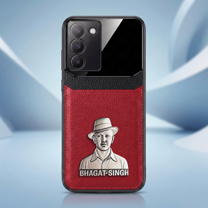 Vivo Y200e 5G Shaheed Bhagat Singh 3D Metal Leather Back Case