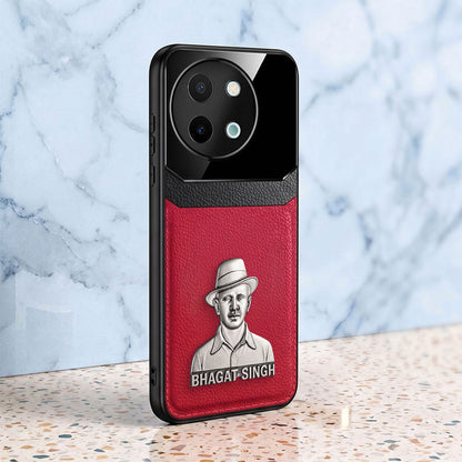 Vivo Y58 5G Shaheed Bhagat Singh 3D Metal Leather Back Case