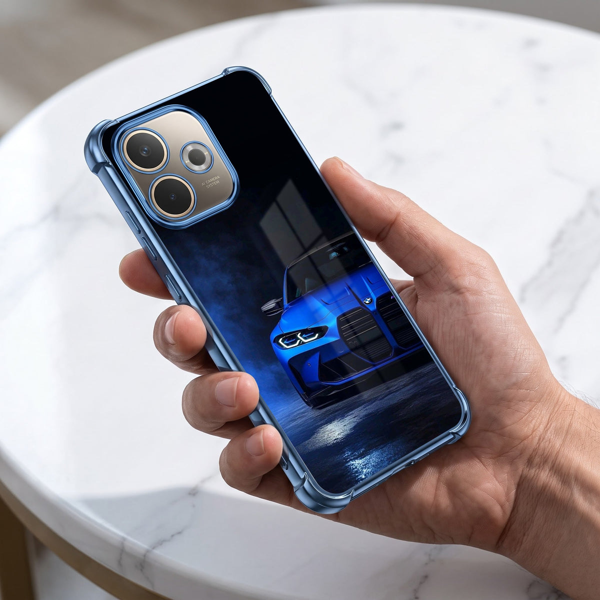 Oppo A5 Pro 5G BMW Sport Car Airbags Printed Back Case