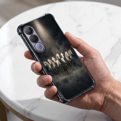 Vivo V70 FE 5G Running Horses Airbags Printed Back Case