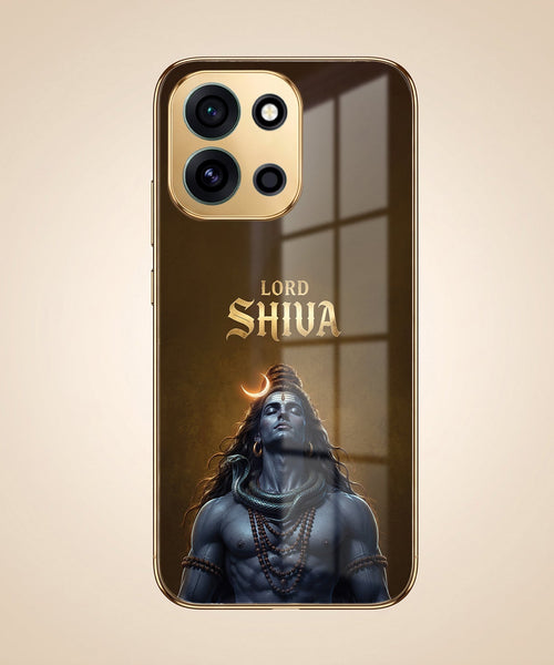 OnePlus Nord 6 5G Lord Shiva Gold Electroplated Glass Phone Back Case