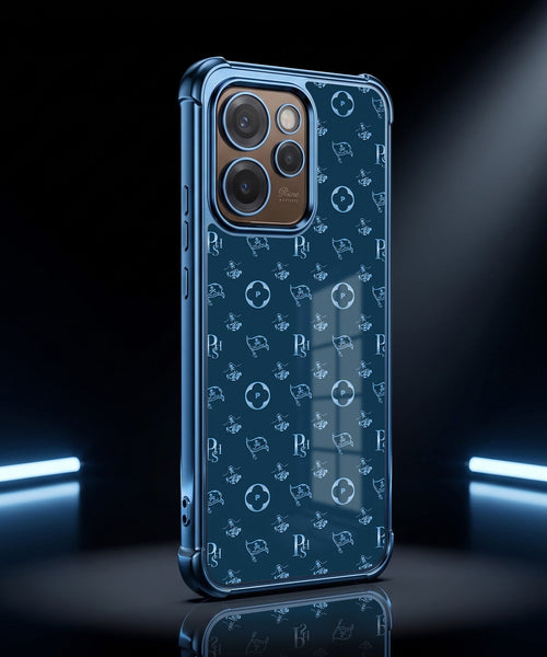 Oppo Reno 15 Pro Mini 5G Luxury Monogram Blue Airbags Printed Back Case