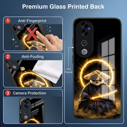 Vivo V40 Pro 5G Warrior Panda Acrylic Glass Back Case