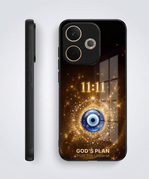 Oppo A5 Pro 5G God’s Plan Evil Eye Acrylic Glass Back Case