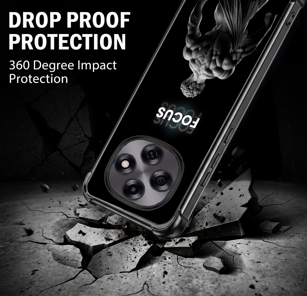 Oppo F31 Pro 5G Focus Airbags Printed Back Case