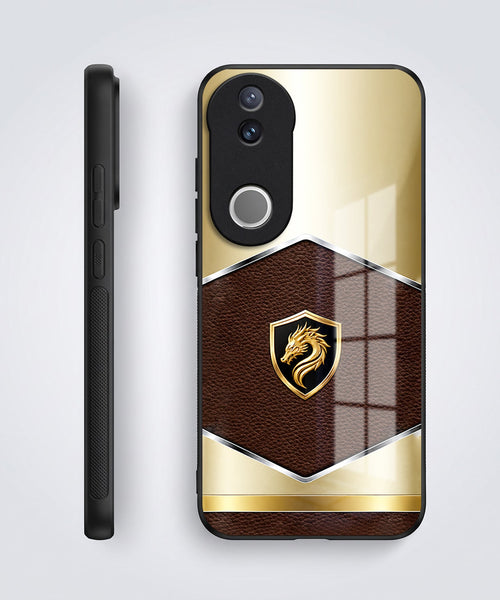 Vivo V50 5G Dragon Crest Acrylic Glass Back Case