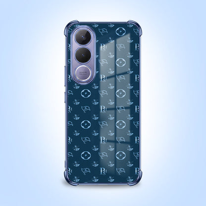 Vivo V70 FE 5G Luxury Monogram Blue Airbags Printed Back Case