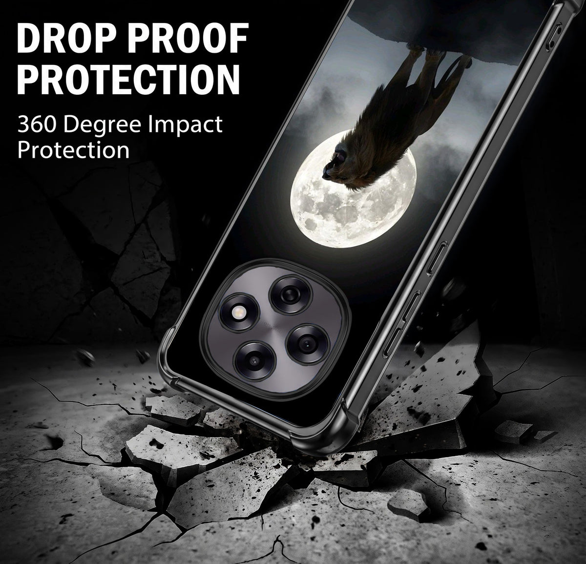 Oppo F31 Pro 5G Lunar Wolf Airbags Printed Back Case