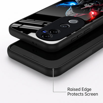 Vivo V40 Pro 5G Hooded Shadow Demon Acrylic Glass Back Case