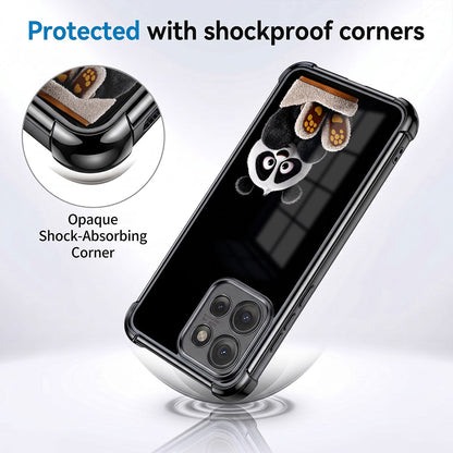 Motorola Edge 50 5G Cute Panda Airbags Printed Back Case