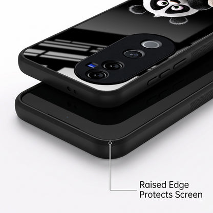 Vivo V40 Pro 5G Cute Panda Acrylic Glass Back Case